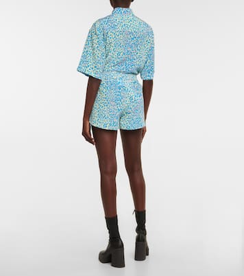 Printed silk shorts | Stella McCartney