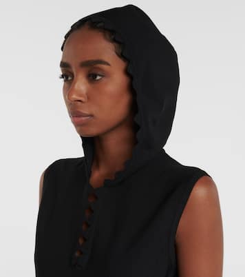 Miniabito in maglia con cappuccio | Alaïa