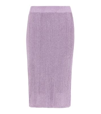 Falda midi Sleek Shine metalizada | Dorothee Schumacher