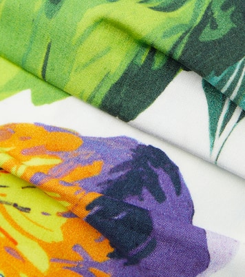 Fascia per capelli in cotone con stampa | Dolce&Gabbana Kids