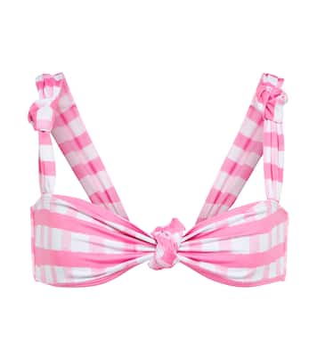 Top de bikini Le Haut Vichy a cuadros | Jacquemus