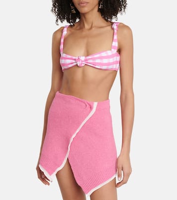 Top de bikini Le Haut Vichy a cuadros | Jacquemus
