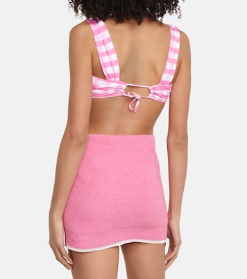 Top de bikini Le Haut Vichy a cuadros | Jacquemus