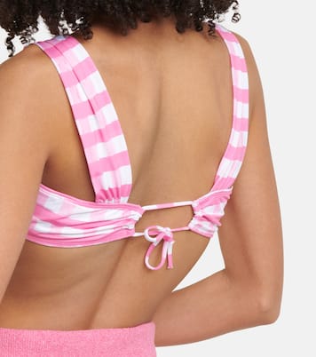 Top de bikini Le Haut Vichy a cuadros | Jacquemus