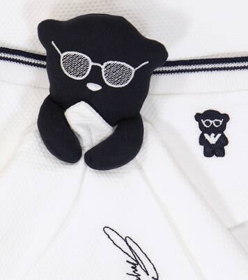 Baby Set aus Lätzchen und Tuch mit Kuscheltier | Emporio Armani Kids