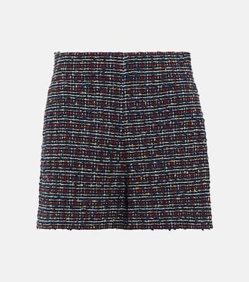 Shorts in tweed a vita alta | Valentino