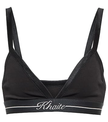 Bralette Marcy in jersey con logo | Khaite