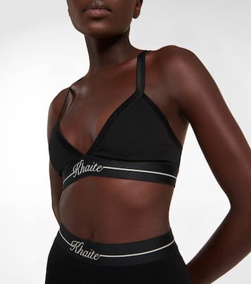 Bralette Marcy in jersey con logo | Khaite
