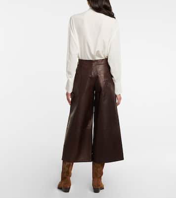 Jupe-culotte en cuir | Etro