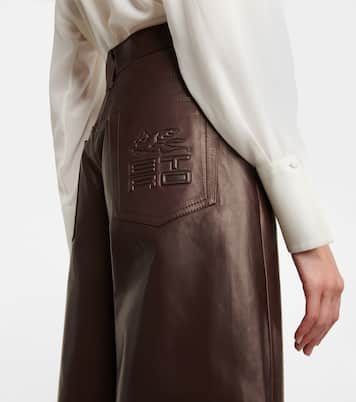 Jupe-culotte en cuir | Etro