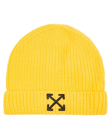 Logo cotton beanie | Off-White Kids