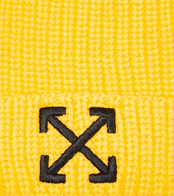 Logo cotton beanie | Off-White Kids