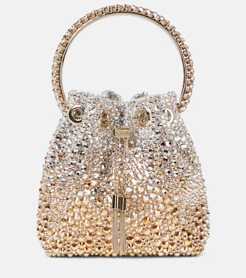 Secchiello Bon Bon con cristalli | Jimmy Choo