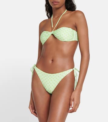 Canary self-tie bikini bottoms | Melissa Odabash