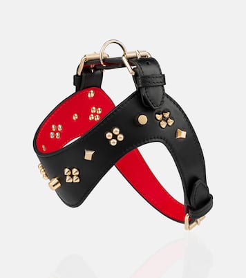 Loubiharness S embellished leather dog harness | Christian Louboutin