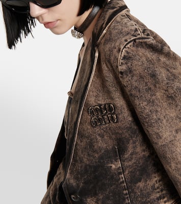 Blazer en jean | Miu Miu