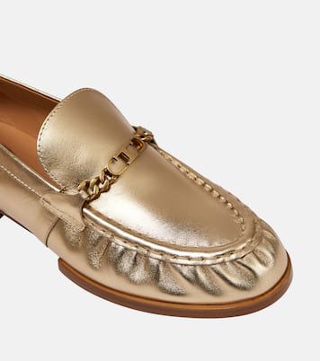 Loafers aus Metallic-Leder | Tod's