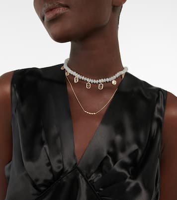 Collier en or 14 ct et diamants | Sydney Evan