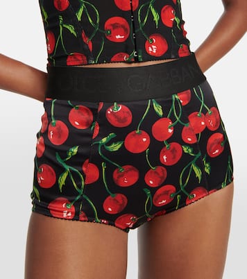 Culotte in misto seta a vita alta | Dolce&Gabbana