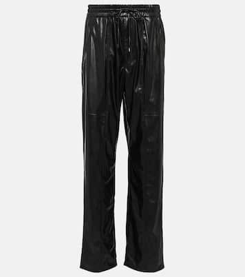 Pantaloni regular Brina in similpelle | Marant Etoile