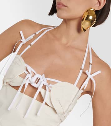 Vestido midi La Robe Ruban de mezcla de algodón | Jacquemus
