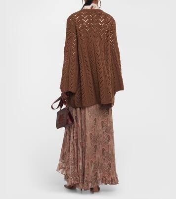 Oversize-Cardigan aus Schurwolle | Etro