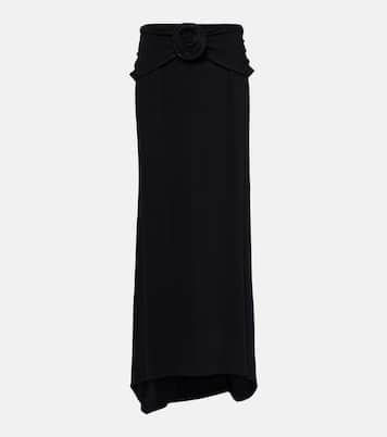 Floral-appliqué maxi skirt | Magda Butrym
