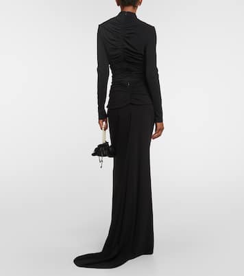 Floral-appliqué maxi skirt | Magda Butrym