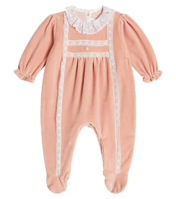 Baby - Tutina in velluto con pizzo | Tartine et Chocolat