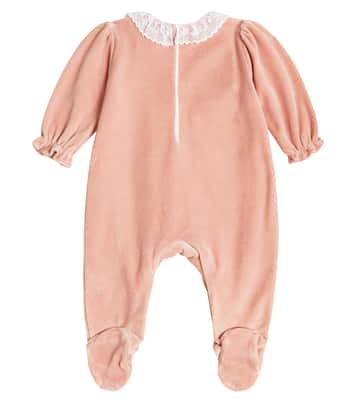 Baby - Tutina in velluto con pizzo | Tartine et Chocolat