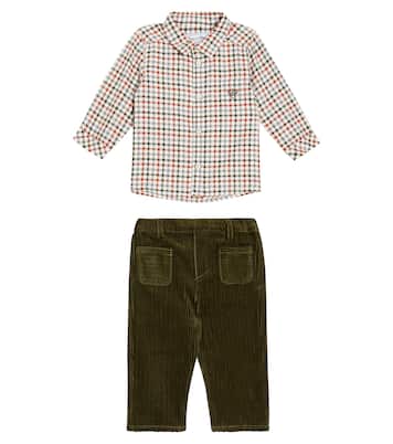Baby cotton jersey shirt and pants set | Tartine et Chocolat