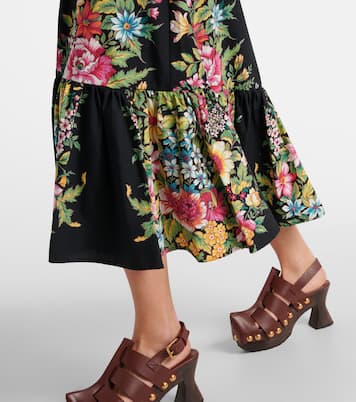 Abito midi in cotone con stampa | Etro