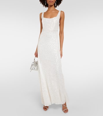 Bridal - Abito lungo Megan con paillettes | Rixo