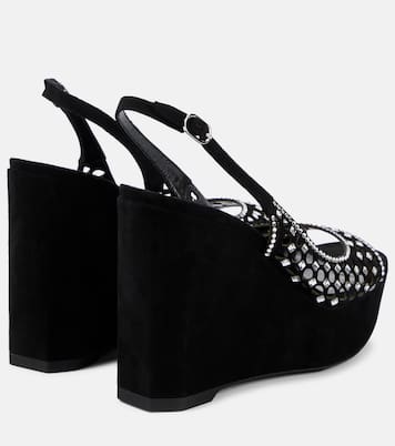 Sandali in suede con plateau | Rene Caovilla