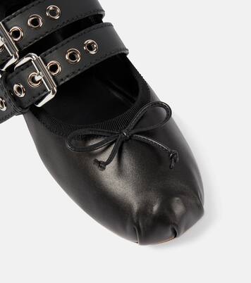 Ballerine in pelle | Miu Miu