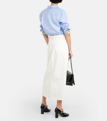 Falda larga The Midaxi de denim | Frame