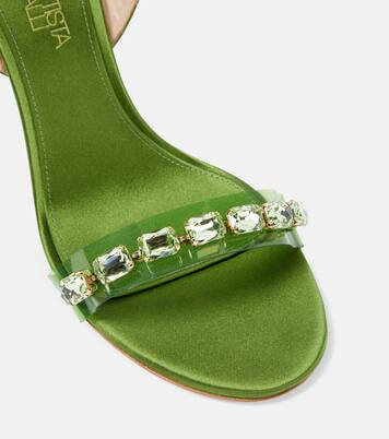 Verzierte Sandalen aus Satin | Giambattista Valli