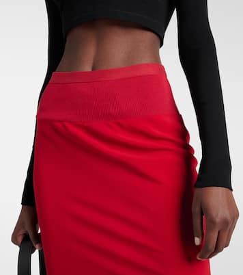 Falda midi de tiro alto | Rick Owens
