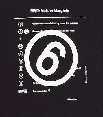 Camiseta en jersey de algodón estampada | MM6 Maison Margiela Kids