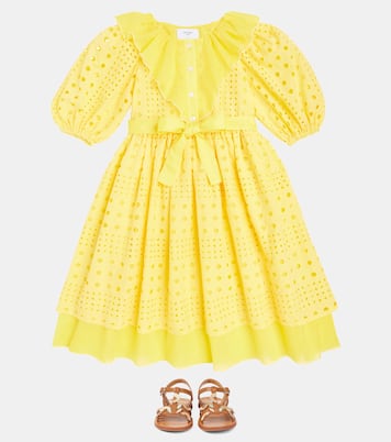 Sandali Plagette Multi Daisy in pelle | Pom d'Api