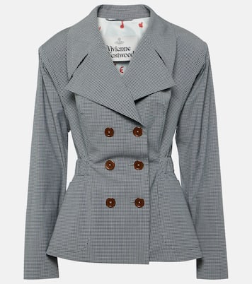 Blazer doppiopetto in cotone a quadri | Vivienne Westwood