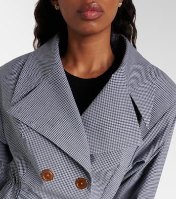 Blazer doppiopetto in cotone a quadri | Vivienne Westwood