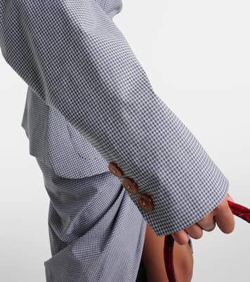 Blazer doppiopetto in cotone a quadri | Vivienne Westwood