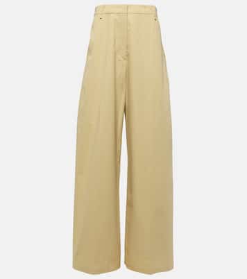 Pantalones anchos Gebe de algodón | Sportmax