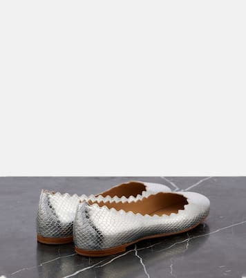 Ballerinas Lauren aus Metallic-Leder | Chloé
