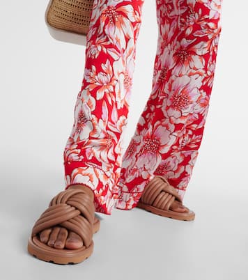 Ottavia leather slides | Gianvito Rossi
