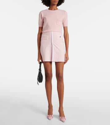 Minifalda Barocco de rizo | Versace