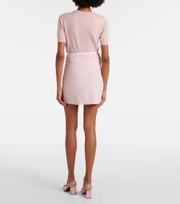 Minifalda Barocco de rizo | Versace