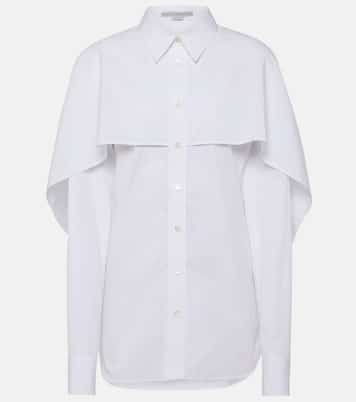 Blusa de algodón con capa | Stella McCartney