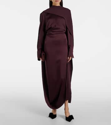 Robe midi en satin | Erdem